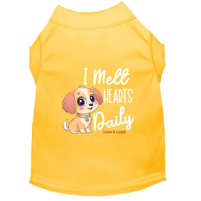 Melt Hearts Daily Dog Shirt - Sweet & Sentimental Dog Shirts