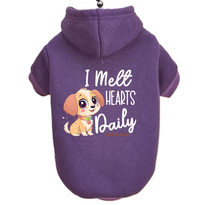 Melt Hearts Daily Pet Hoodies - Pet Hoodies