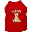 Menace Mode: On Dog Shirt - Funny Dog Shirts