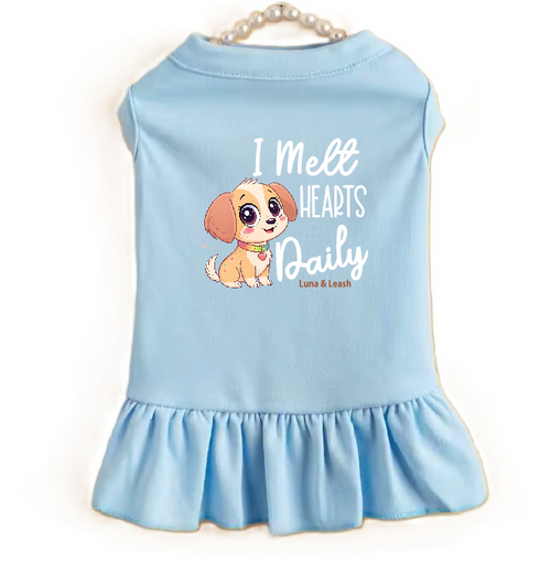 I Melt Hearts Daily Dog Dress