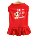 I Melt Hearts Daily Dog Dress