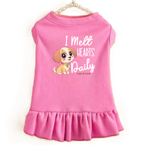 I Melt Hearts Daily Dog Dress