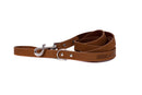 Modern Style Earth Brown Leather Leash - Dog Leash - Euro