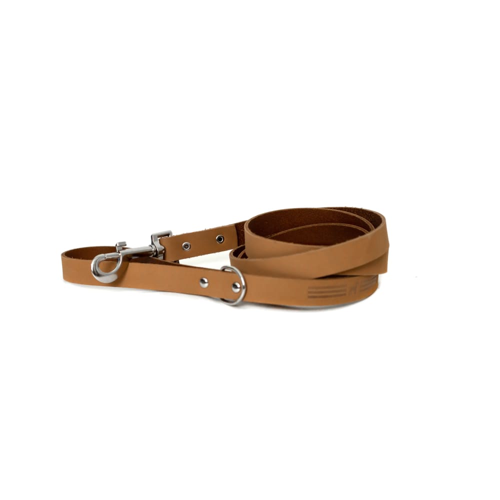 Modern Style Khaki Leather Leash - Dog Leash - Euro Style