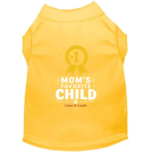 Mom’s Favorite Child Dog Shirt - Funny Dog Shirts
