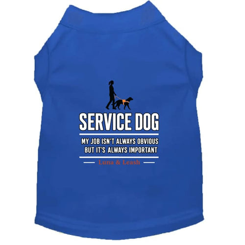 My Job Isn’t Always Obvious Service Dog Shirt - Service Dog