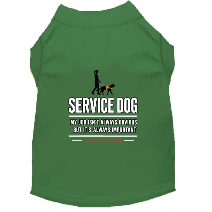 My Job Isn’t Always Obvious Service Dog Shirt - Service Dog