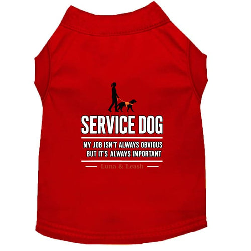 My Job Isn’t Always Obvious Service Dog Shirt - Service Dog