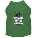My Job Starts With Paying Attention | Service Dog Shirt
