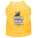 My Job Starts With Paying Attention | Service Dog Shirt