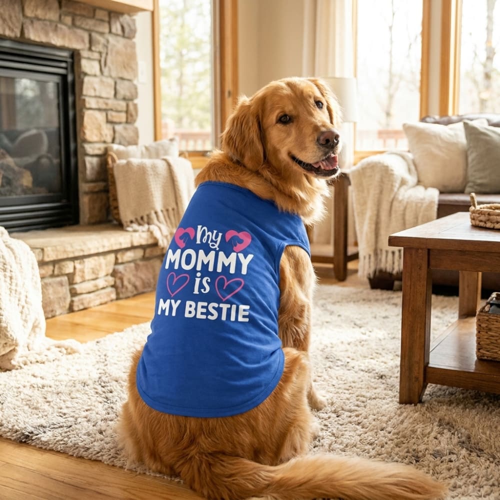 My Mommy is My Bestie Dog Shirt - Sweet & Sentimental Dog