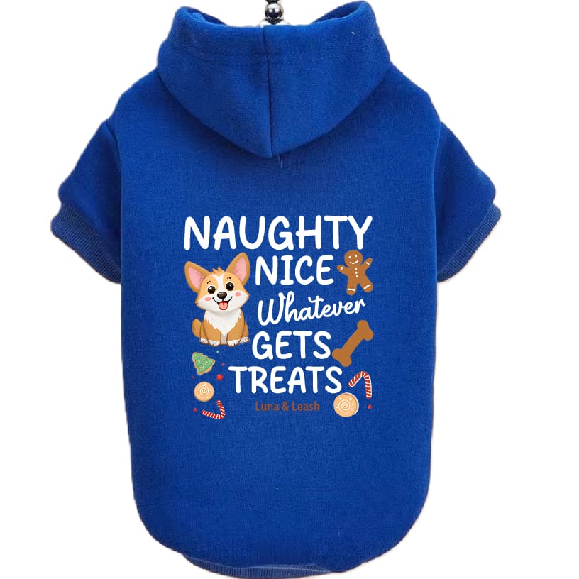 Naughty Nice Whatever Dog Hoodies - Dog Hoodies