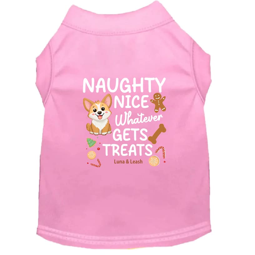 Naughty Nice Whatever Dog Shirt - Dog Shirt