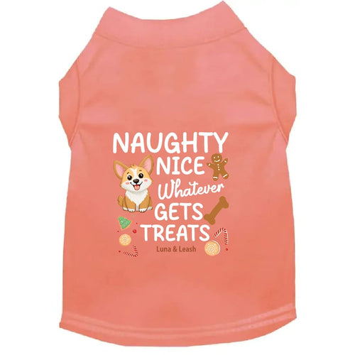 Naughty Nice Whatever Dog Shirt - Dog Shirt