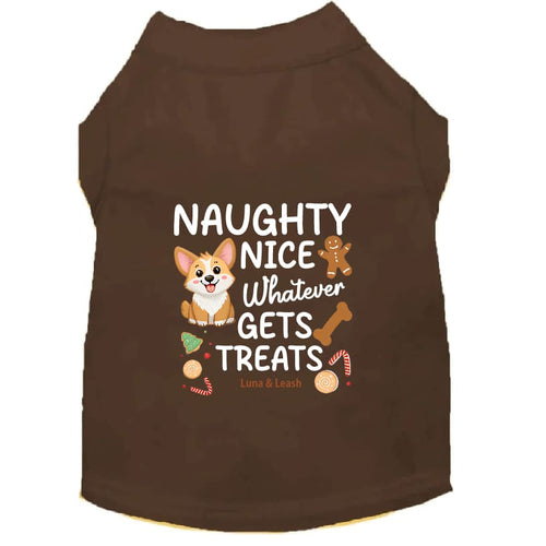Naughty Nice Whatever Dog Shirt - Dog Shirt