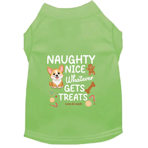 Naughty Nice Whatever Dog Shirt - Dog Shirt