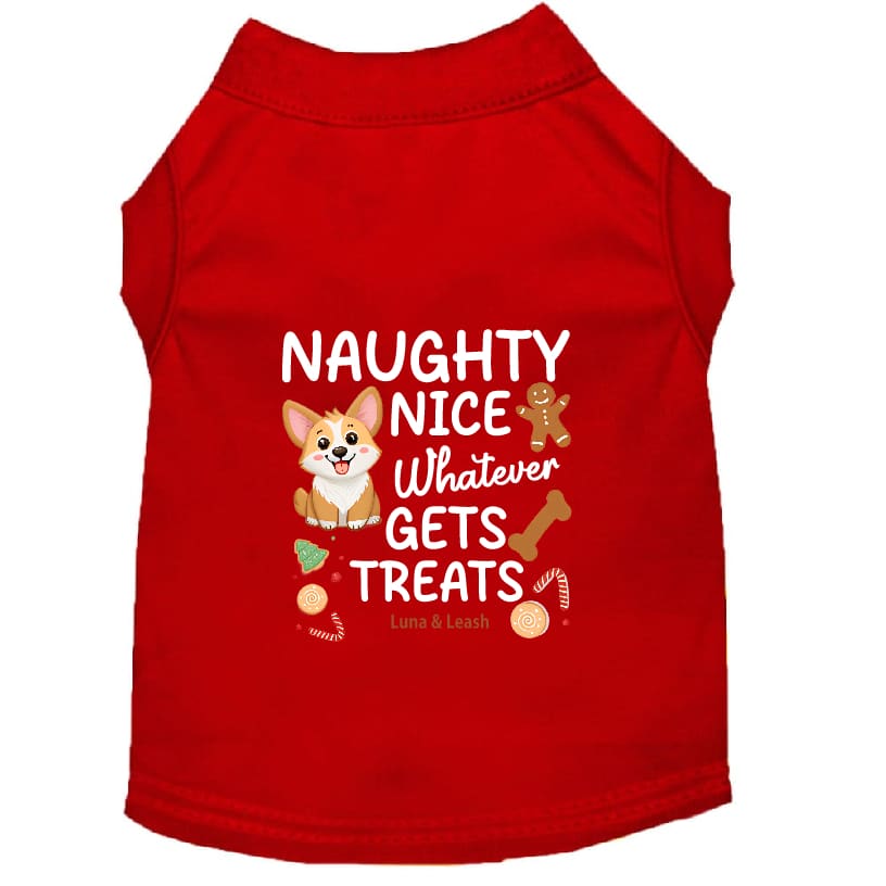 Naughty Nice Whatever Dog Shirt - Dog Shirt