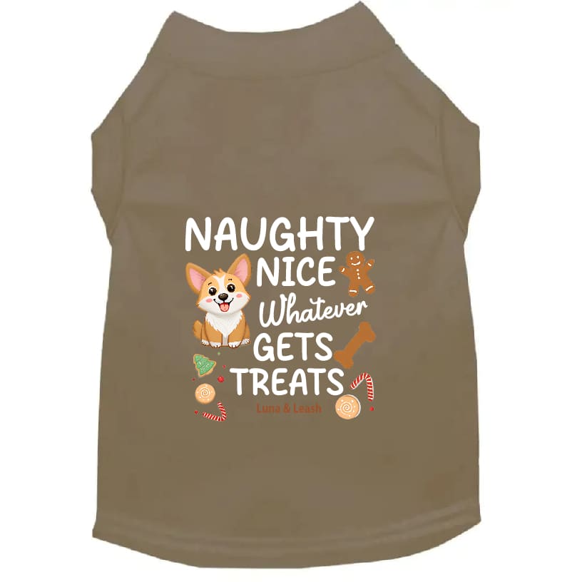Naughty Nice Whatever Dog Shirt