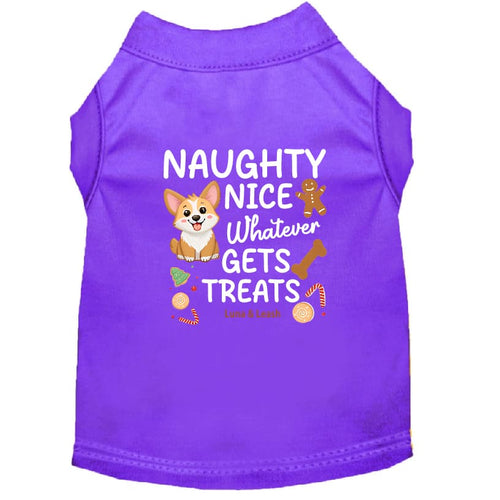 Naughty. Nice. Whatever Gets Me Treats. | Christmas Dog