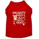 Naughty. Nice. Whatever Gets Me Treats. | Christmas Dog