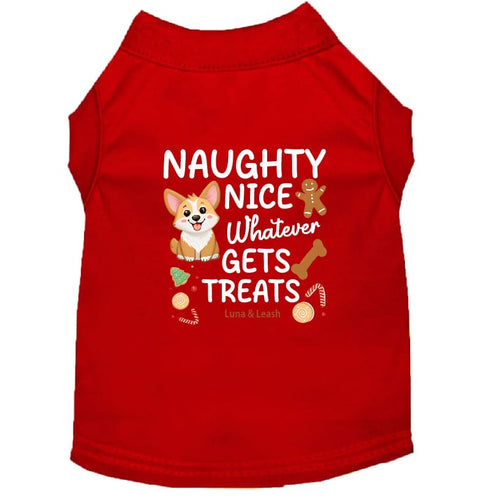 Naughty. Nice. Whatever Gets Me Treats. | Christmas Dog