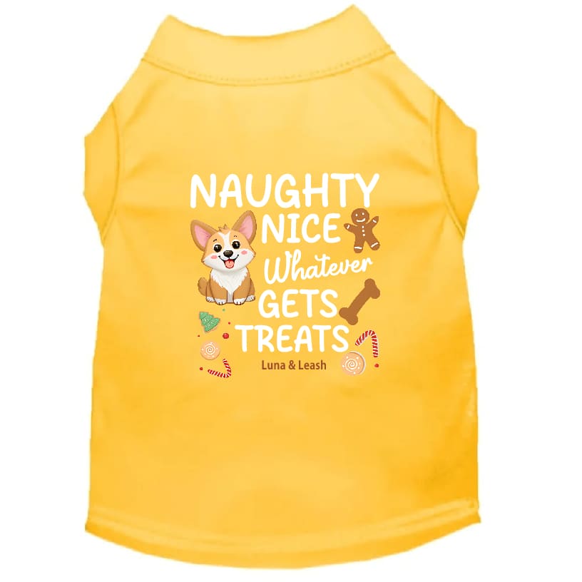 Naughty. Nice. Whatever Gets Me Treats. | Christmas Dog
