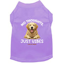 No Thoughts Just Vibes Dog Shirt - Dog Shirt Deals