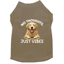 No Thoughts Just Vibes Dog Shirt - Dog Shirt Deals
