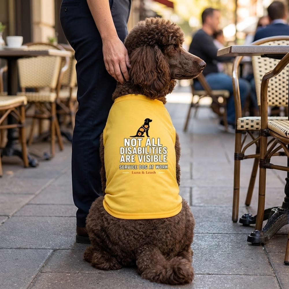 Not All Disabilities Are Visible Service Dog Shirt
