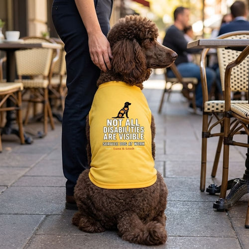 Not All Disabilities Are Visible Service Dog Shirt