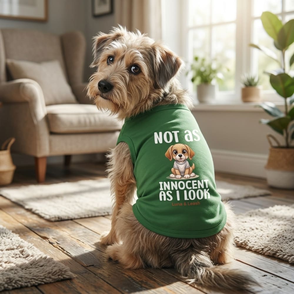 Not as Innocent as I Look Dog Shirt