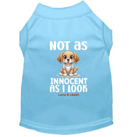 Not as Innocent as I Look Dog Shirt