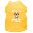 Not as Innocent as I Look Dog Shirt - Statement Dog Shirts