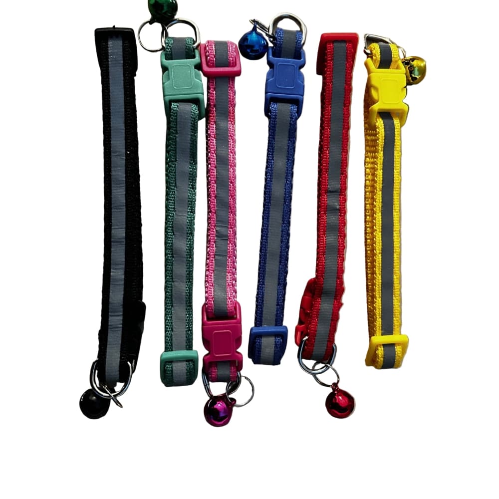 Nylon Reflective Cat Collar with Bell - Cat Collars