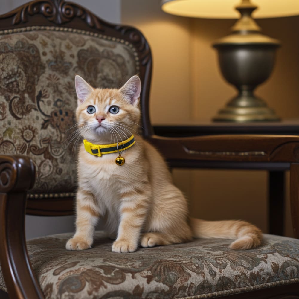 Nylon Reflective Cat Collar with Bell - Cat Collars