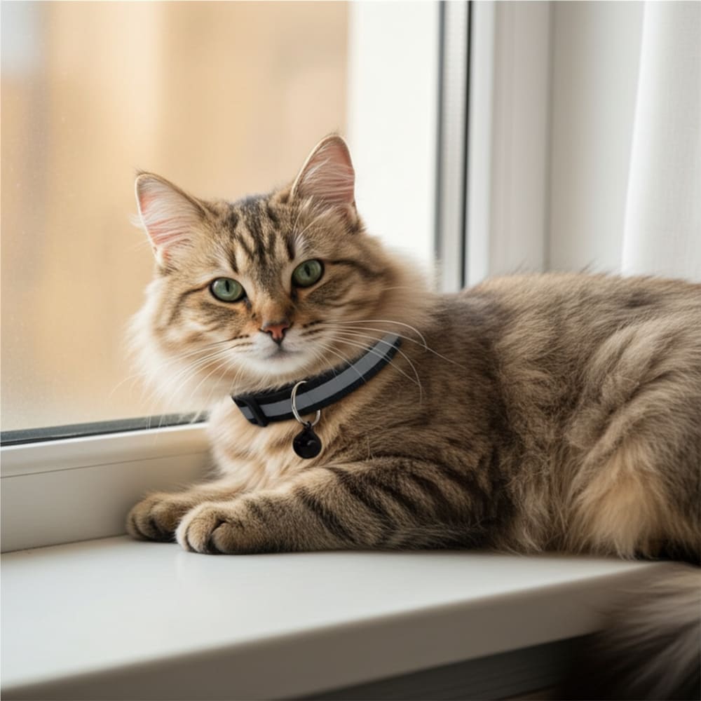 Nylon Reflective Cat Collar with Bell - Cat Collars