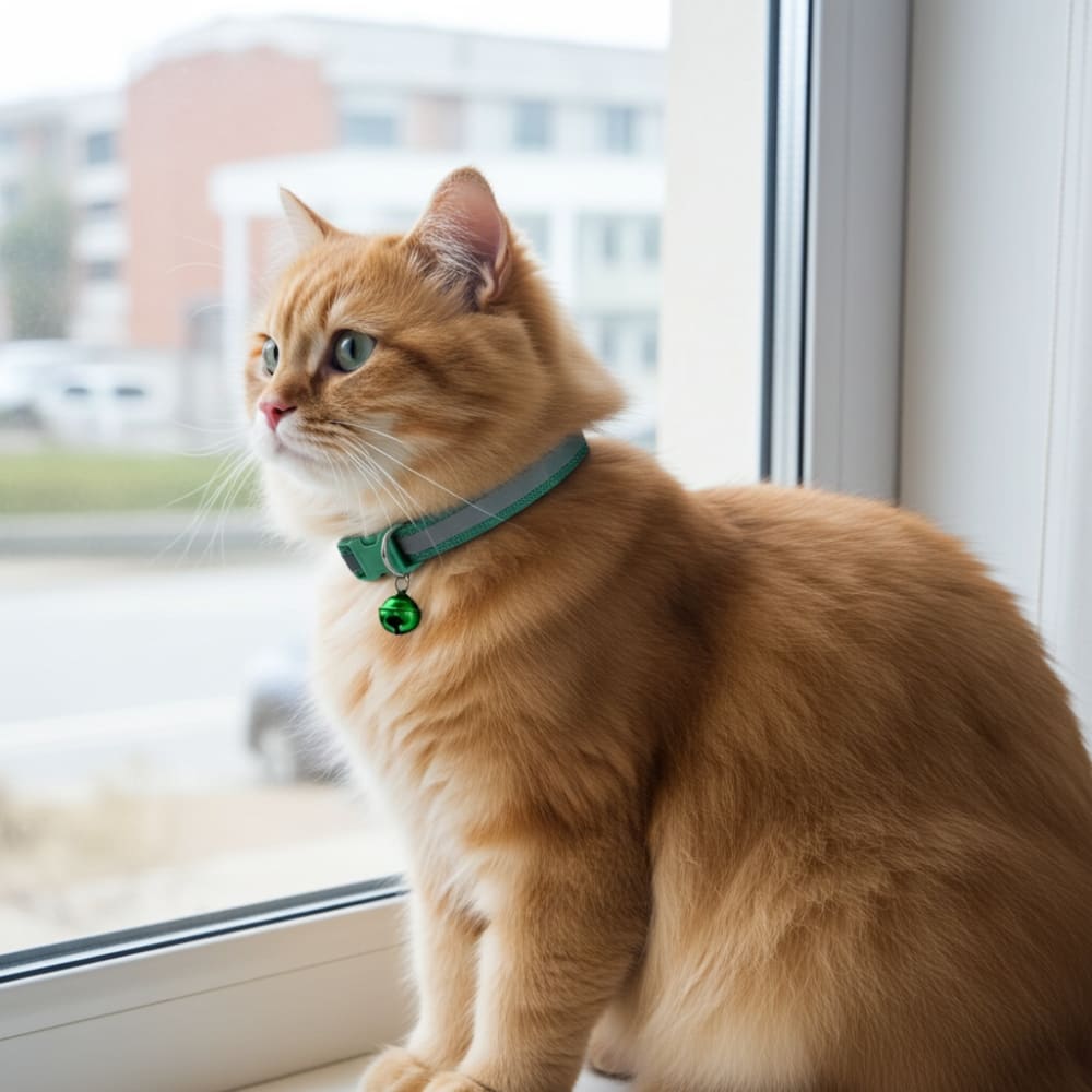 Nylon Reflective Cat Collar with Bell - Cat Collars