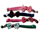 Reflective Cat Collar with Bow & Bell - Cat Collars