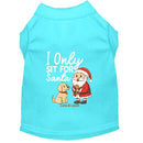 Only Sit for Santa Dog Shirt - Dog Shirt