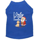 Only Sit for Santa Dog Shirt - Dog Shirt