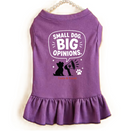 Small Dog. Big Opinions Dog Dress