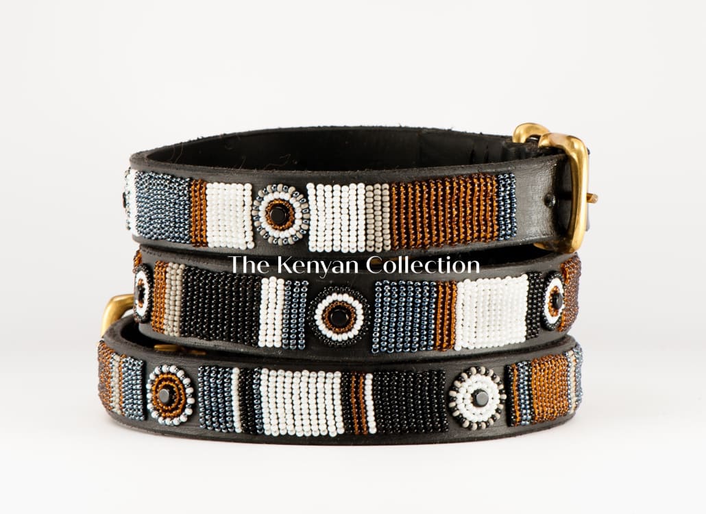 Oryx Beaded Dog Collar
