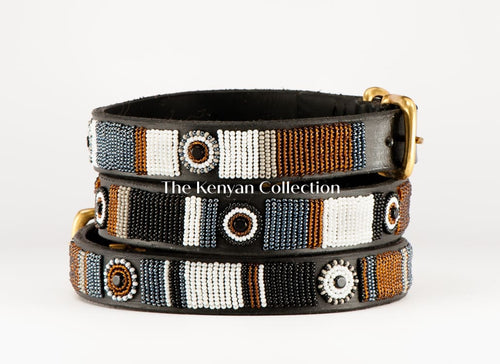 Oryx Beaded Dog Collar - Dog Collars - Maasai