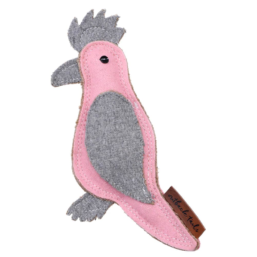 Outback Tails Gertie Galah Felt Chew Toy Dog Chew Toy