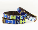 Passion Flower Beaded Dog Collar - Dog Collars - Maasai