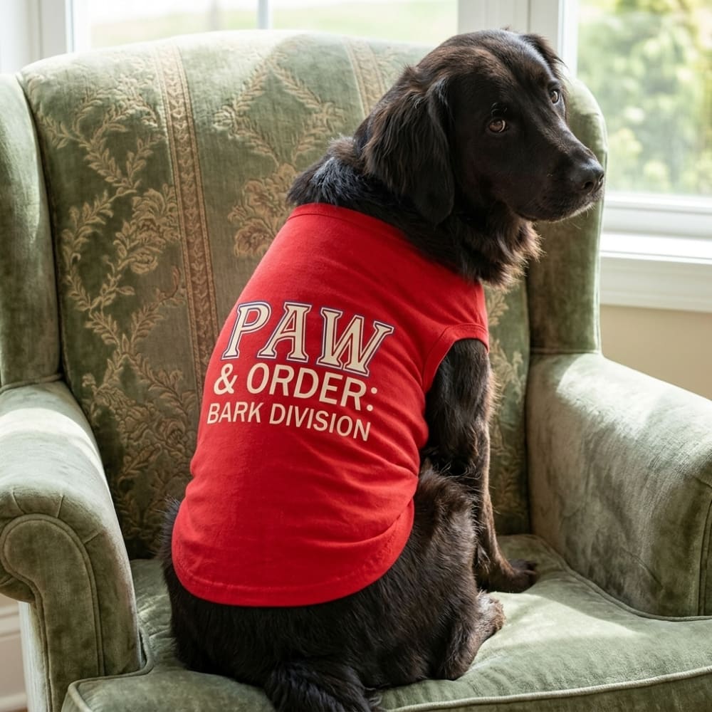 Paw & Order Dog Shirt - Funny Dog Shirts