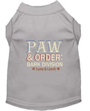 Paw & Order Dog Shirt - Funny Dog Shirts