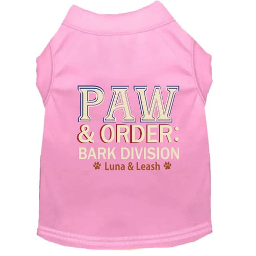Paw & Order Dog Shirt - Funny Dog Shirts