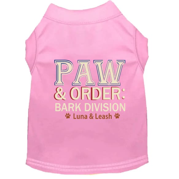 Paw & Order Dog Shirt - Funny Dog Shirts