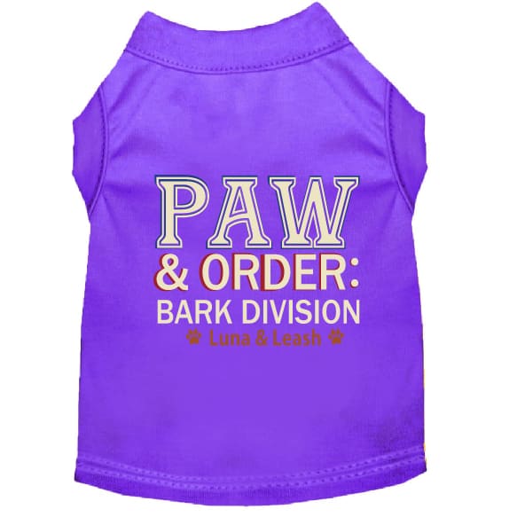 Paw & Order Dog Shirt - Funny Dog Shirts